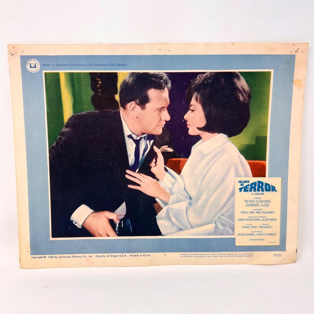 1966 Island Of Terror In Color Original Movie Lobby Card No.4
