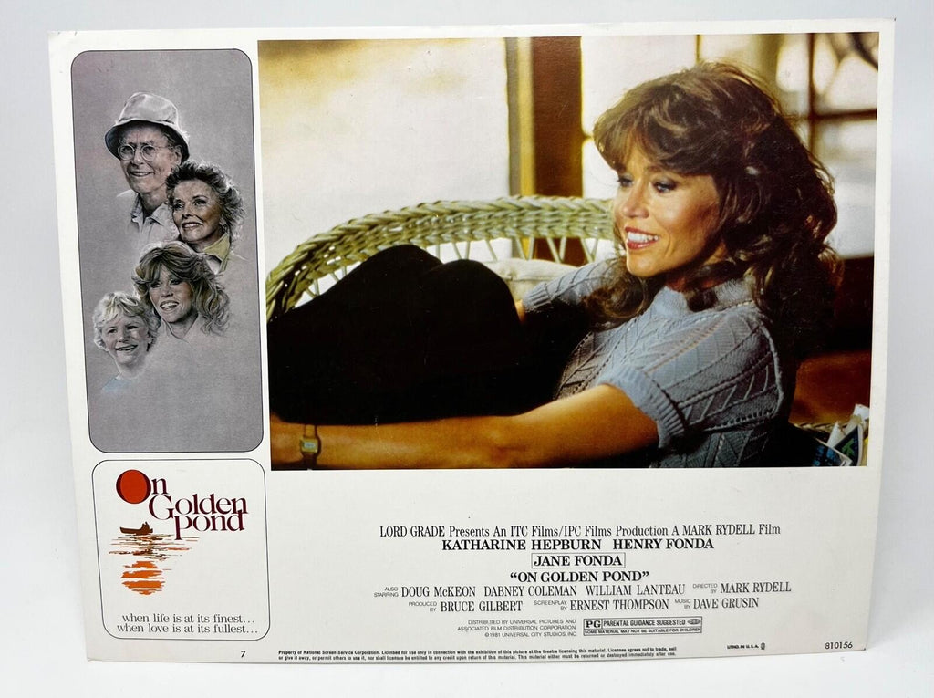 On Golden Pond Lobby Card #7 Movie Poster Jane Fonda