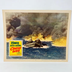 1956 Crash Dive Movie Lobby Card Poster No.8