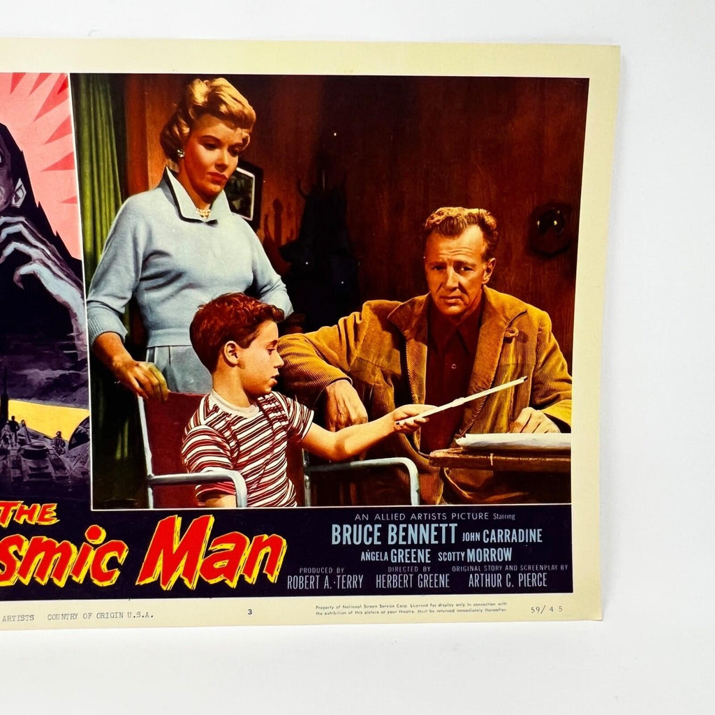 The Cosmic Man Bruce Bennett Collectible movie Lobby Card No.3