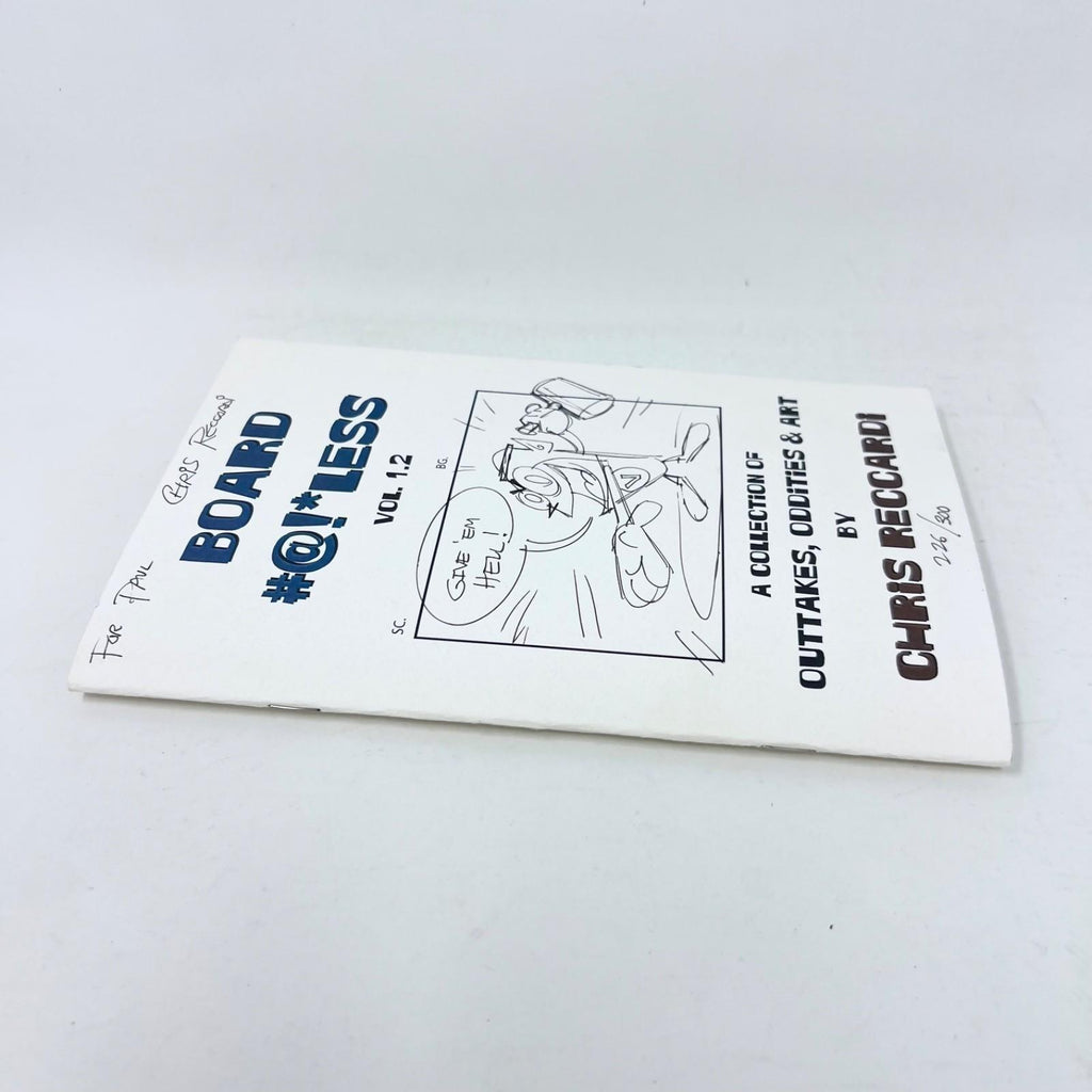 Board #@!*less Vol. 12 Chris Reccardi Art Book W Original Art Cover Signed 226