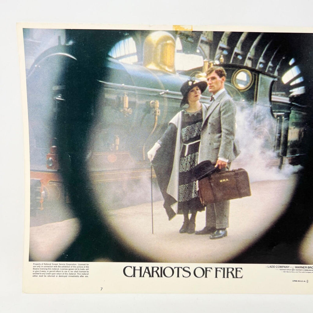 1981 Chariots Of Fire Lobby Card Movie Poster No.7