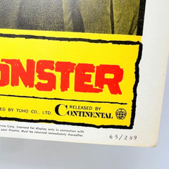 1965 Ghidrah The Three Headed Monsters Godzilla Mothra Rodan Movie Lobby Card 1