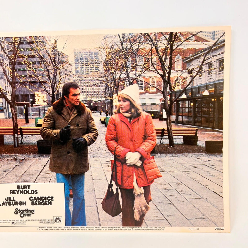 1979 Starting Over Vintage Movie Lobby Card No.1 Burt Reynolds Jill Clayburgh
