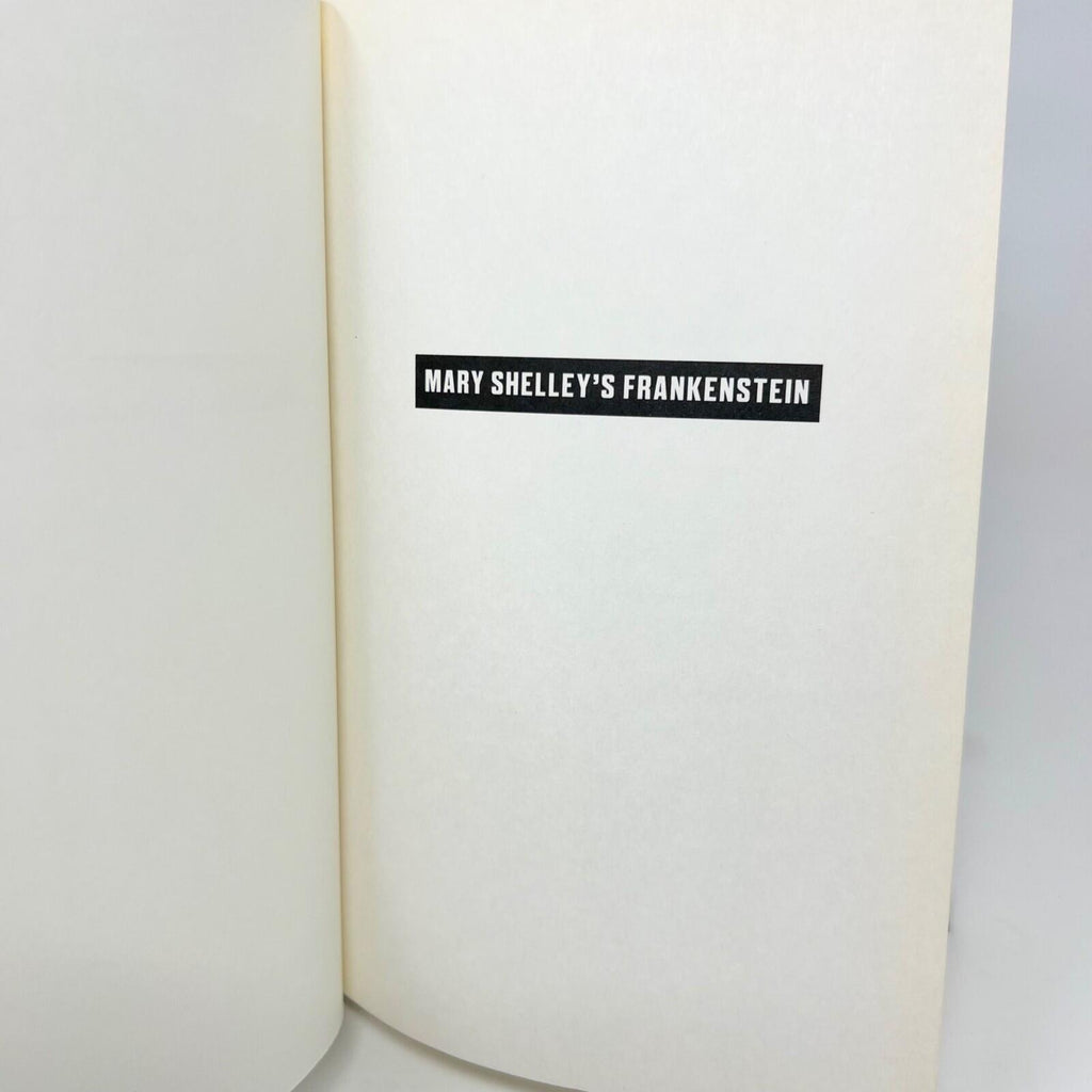 Mary Shelly's Frankenstein Classic Horror Hardcover Book