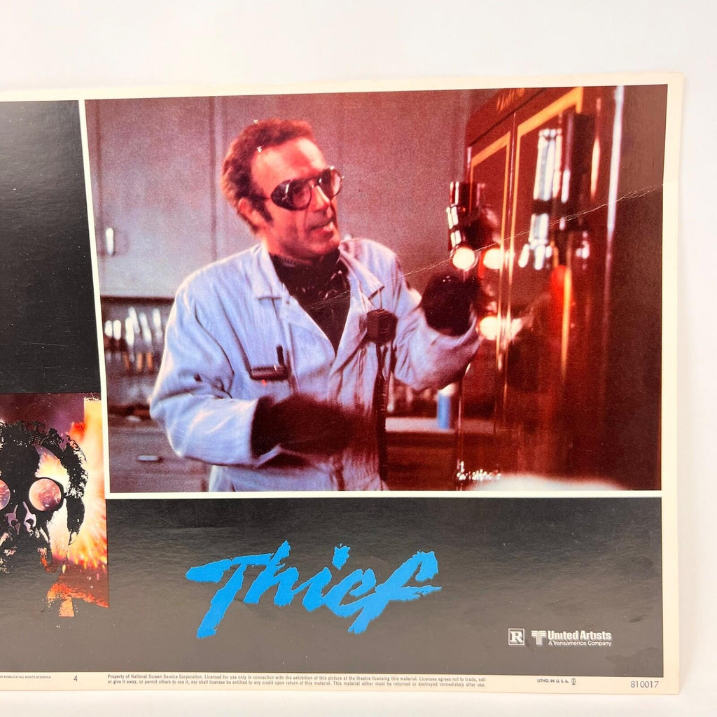 1981 Thief Vintage Movie Lobby Card No.4