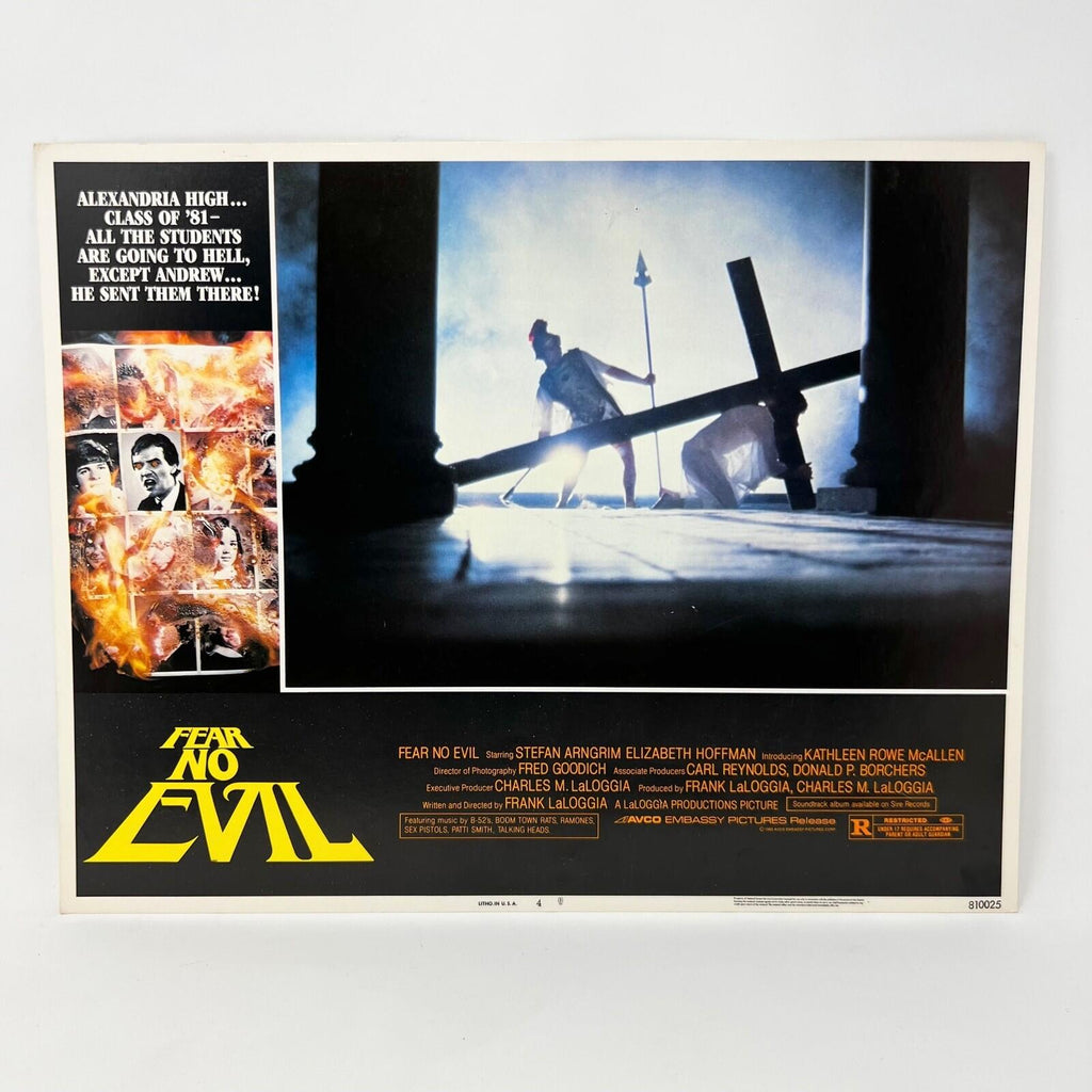 Fear No Evil Horror Sci-fi Collectible movie Lobby Card No.4