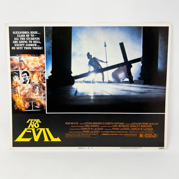Fear No Evil Horror Sci-fi Collectible movie Lobby Card No.4