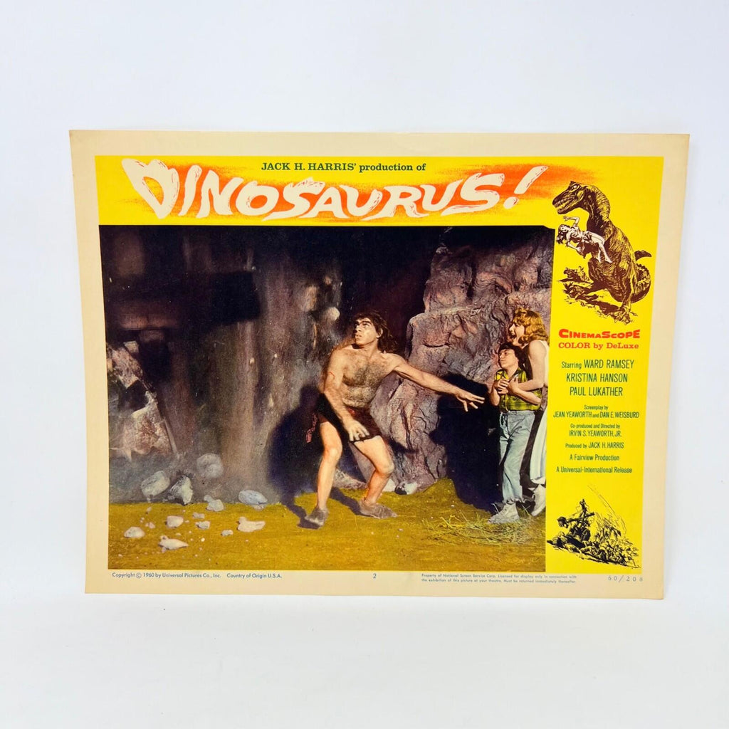 1960 Dinosaurus Collectible Movie Lobby Card No.2 Jack H. Harris