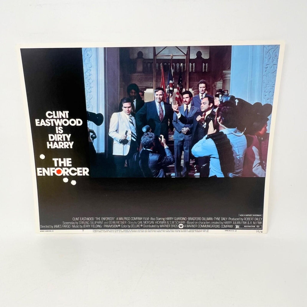 Clint Eastwood Is Dirty Harry The Enforcer Collectible movie Lobby Card No.7