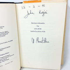 The Success System That Never Fails by W Clement Stone HC DJ 1967 Signed