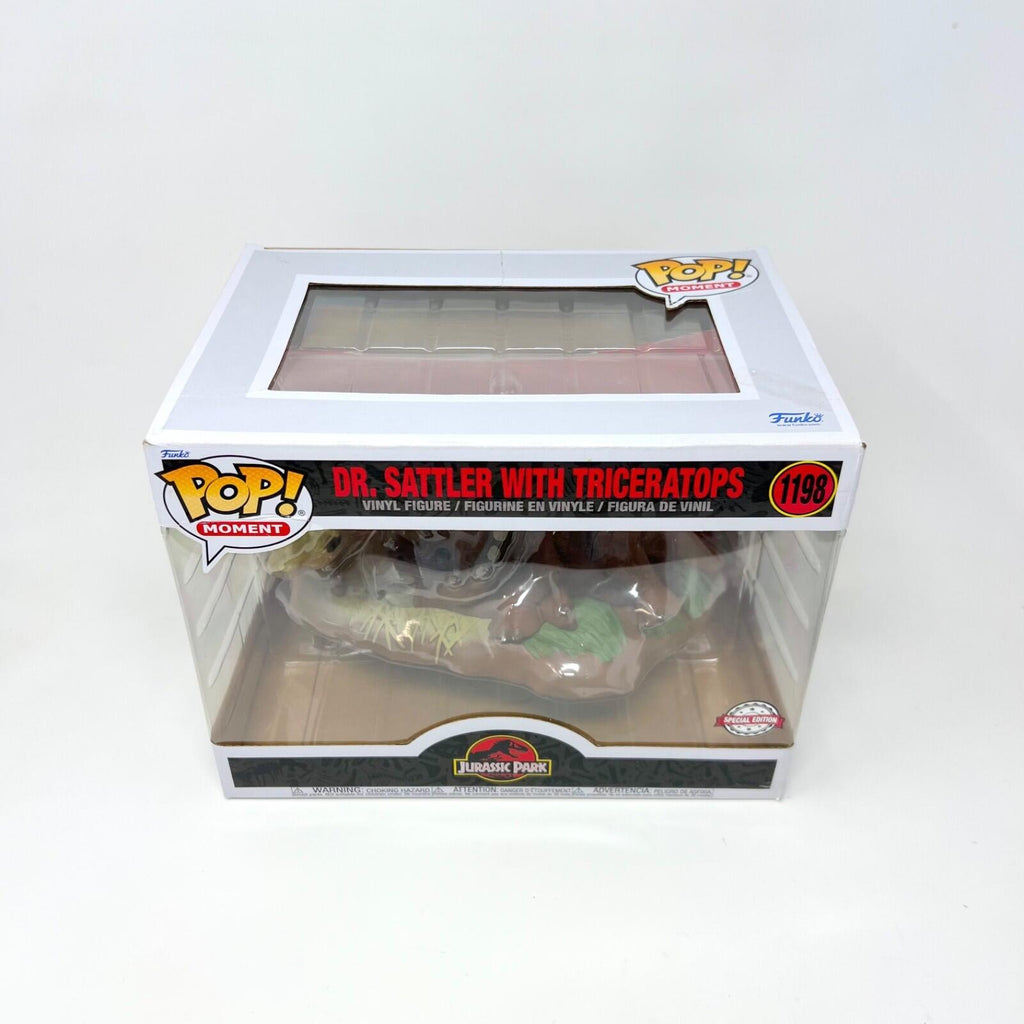 Funko Pop! Moments: Jurassic Park - Dr. Sattler with Triceratops Special Edition