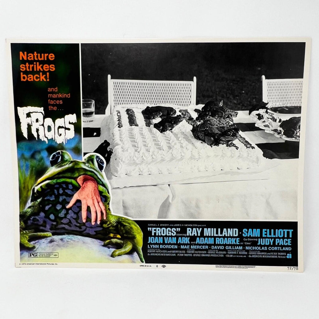 Nature Stikes Back Frogs Collectible movie Lobby Card Set of 8