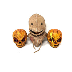 NECA Trick R Treat  Action Figure Ultimate Sam set of 3 Heads Only