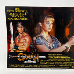 Connan The Destroyer Scifi Collectible movie Lobby Card set of 8
