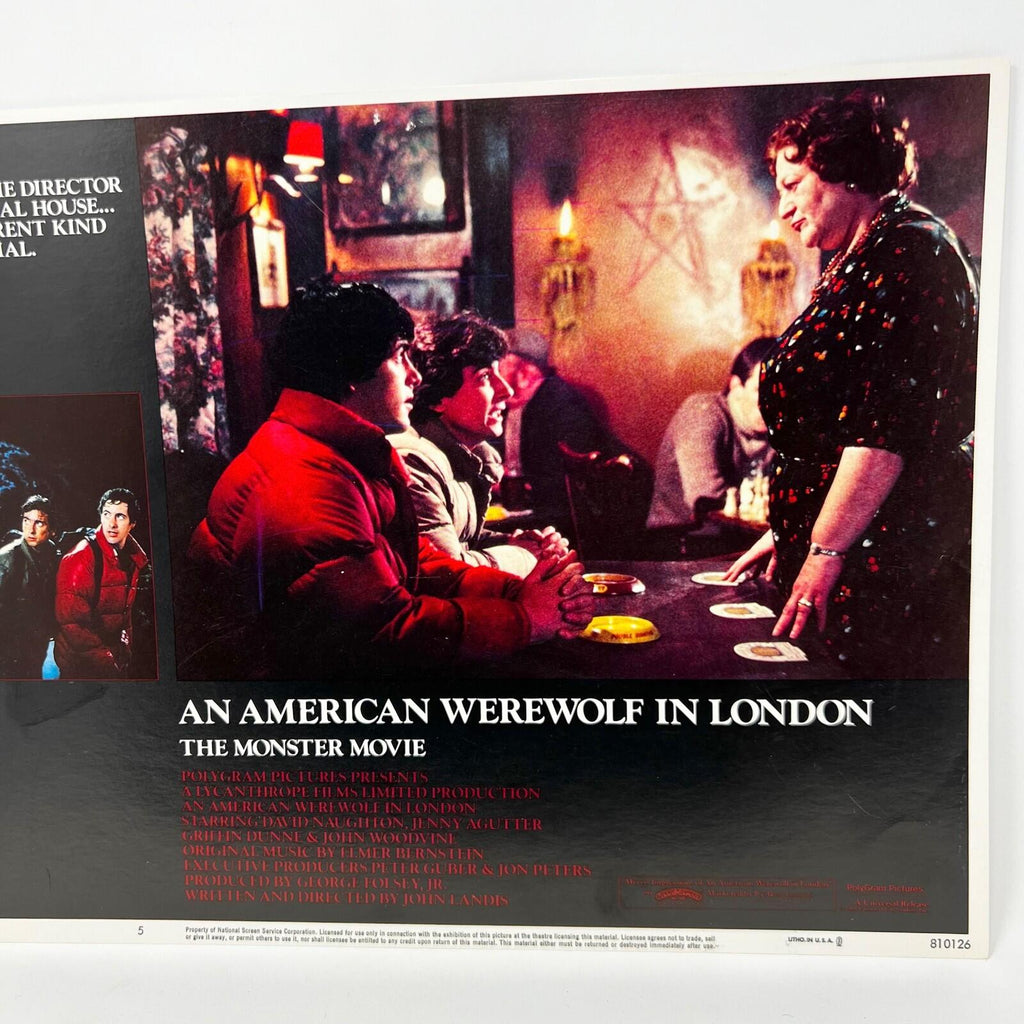1981 An American Werewolf in London The Monster Orginal Movie Lobby Card No.5