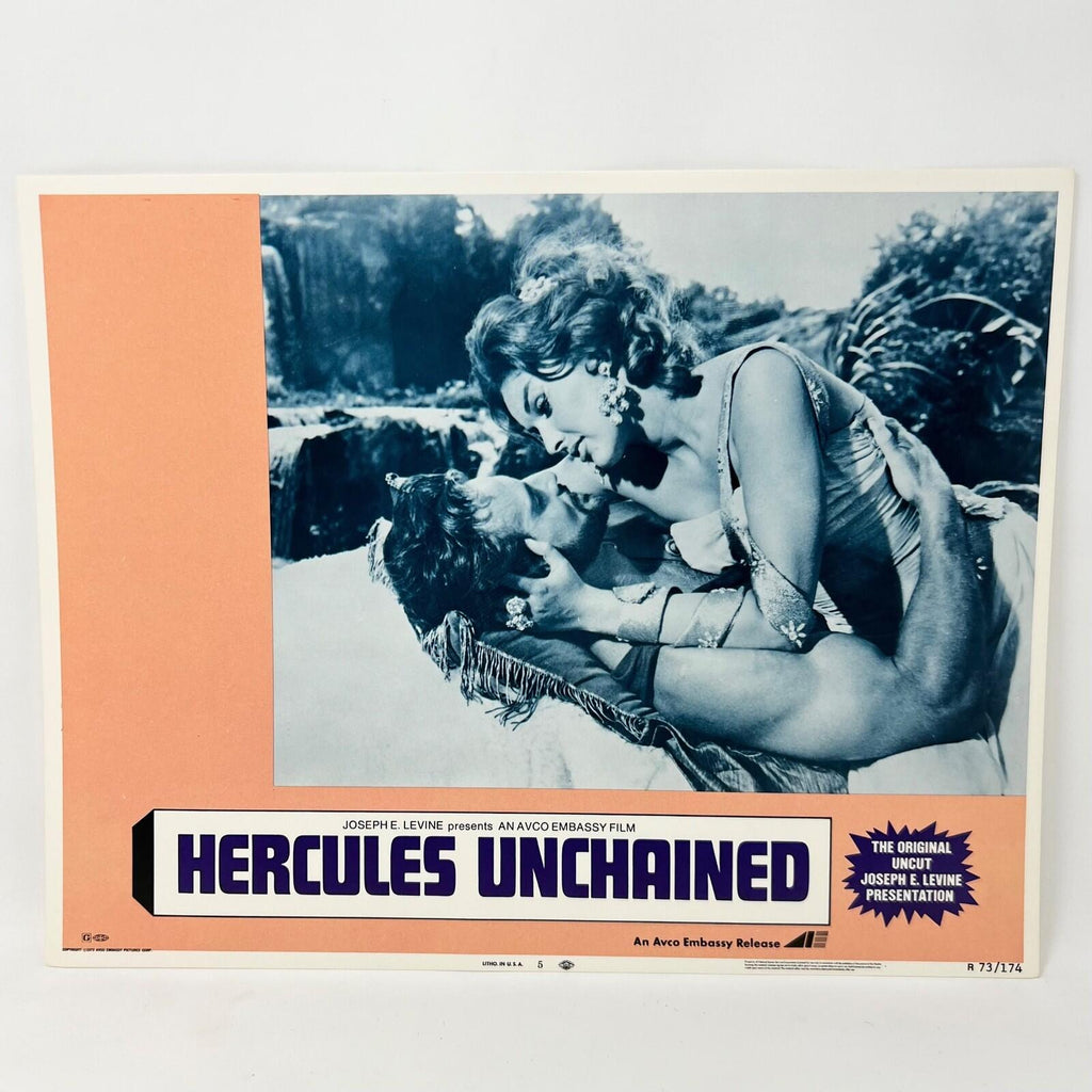1973 Hercules The Original Uncut  Movie Lobby Card No.5 Joseph Levine