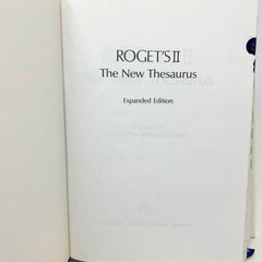 Roget'sII The New Thesaurus Hardcover