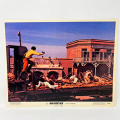 100 Rifles Movie Lobby Card No. 6