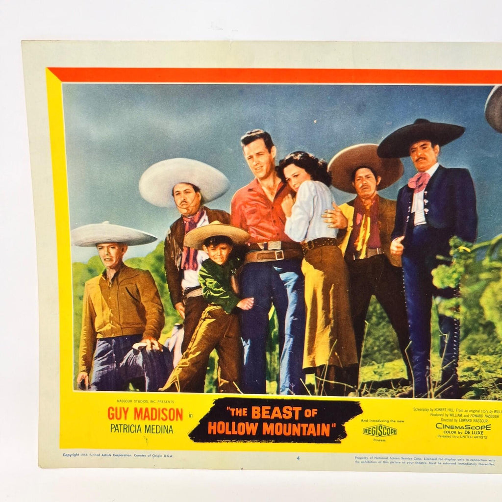 1956 The Beast Of Hollow Mountain  Vintage Movie Lobby Card No.4 Guy Madison