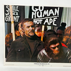 1972 Conquest of The Planet Of The Apes Collectible movie Lobby Card No.2