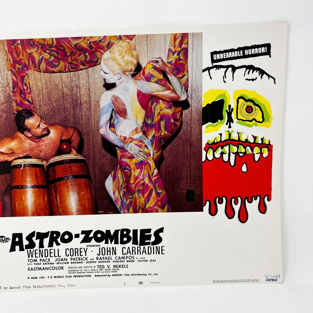 The Astro-Zombies Unbearable Horror Lobby Card No.1