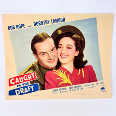 Cought In The Draft Vintage Movie Lobby Card (a) Bob Hope Dorothy Lamour