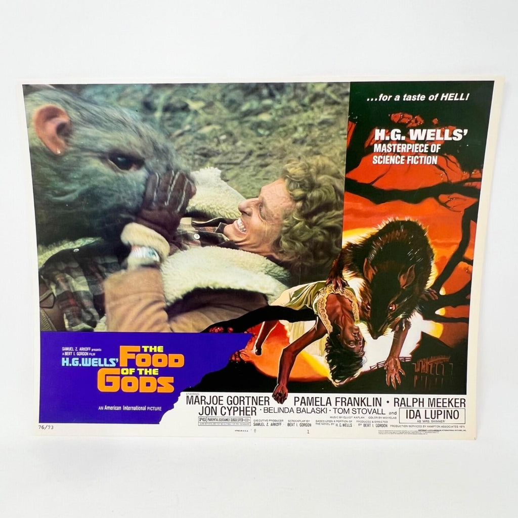 1976 The Food Of The Gods Vintage Lobby Card Movie Poster No.1