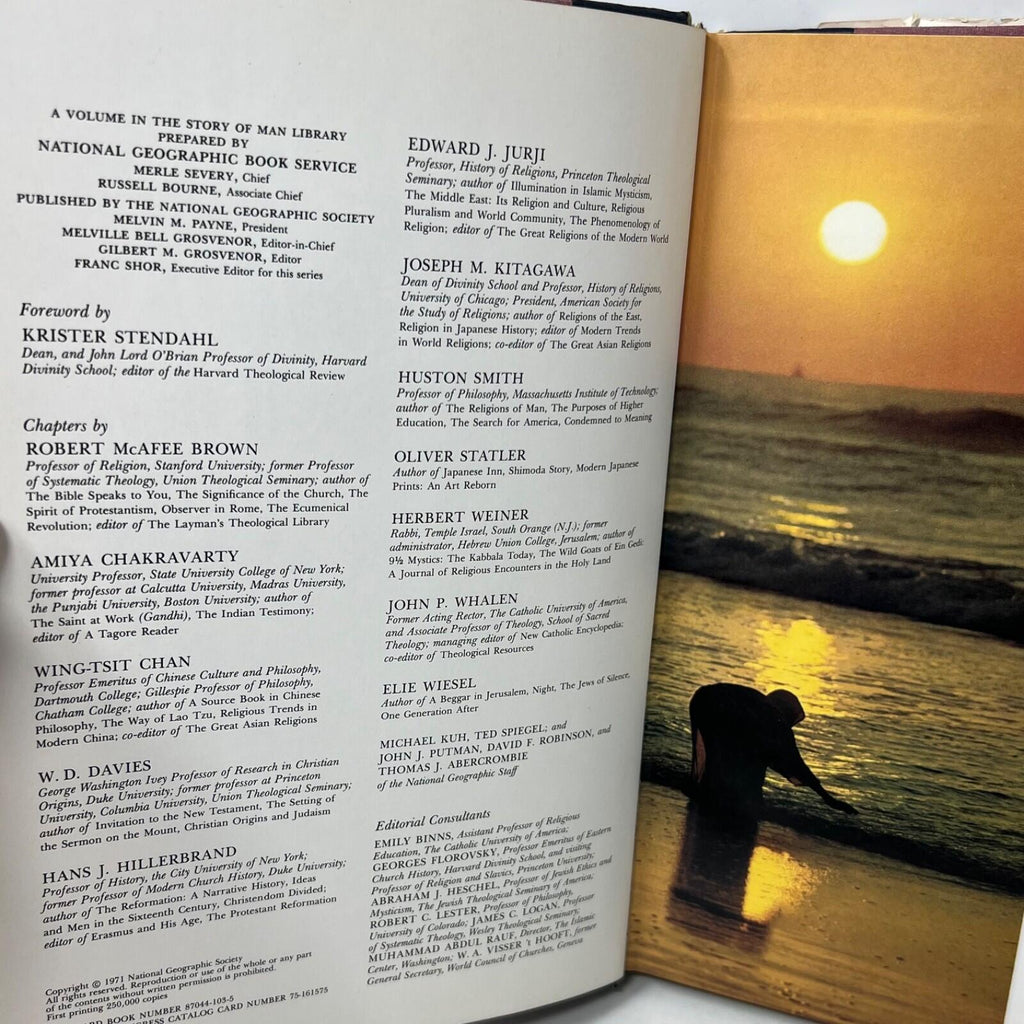 Great Religions Of The World - National Geographic (Hardcover, 1978 Dust Jacket)