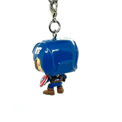 Funko Pocket Pop! Marvel Mystery Captain America Bobblehead Key Chain