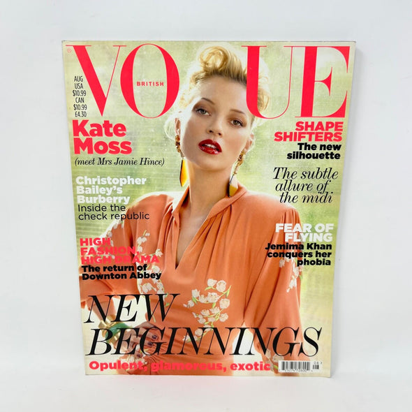 VOGUE British Kate Moss New Beginnings August 2011