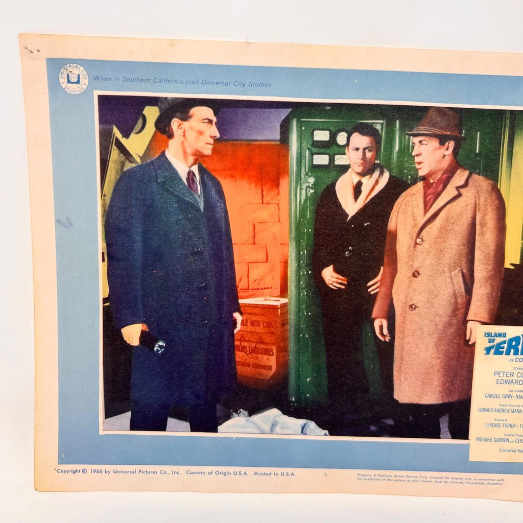 1966 Island Of Terror In Color Original Movie Lobby Card No.3