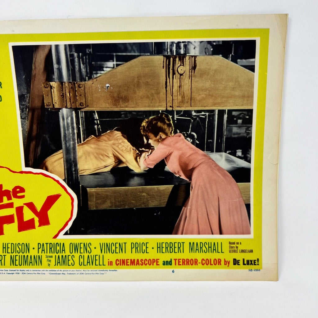 The Fly Horror Terror Collectible movie Lobby Card No.6