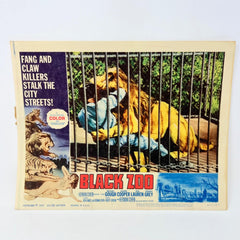 1963 Black Zoo Vintage Movie Lobby Card No.7