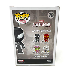 Funko Pop Marvel Walgreens Exclusive Black Suit Spider-Man bobble-head