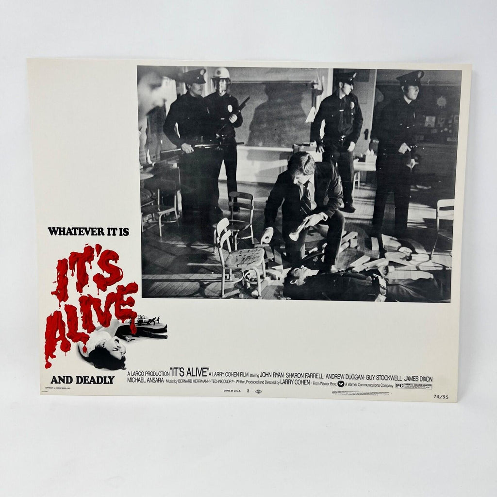 It's Alive And Deadly Horror Scfi Movie Lobby Cards Set of 8
