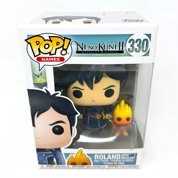 Funko Pop Games Ni No Kuni II Revenant Kingom Roland With Higgledy Damaged Box