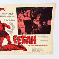 1962 Eegah the name written in blood Collectible movie Lobby Card No.7