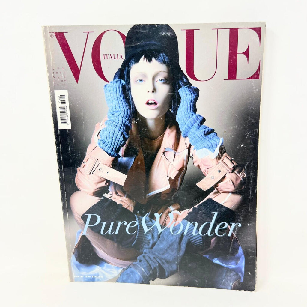 Vogue Magazine Italia April 2006 N. 668 Coco Rocha Cover Pure Wonder