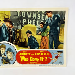 1954 Who Done It Lobby Card Collectible Lobby Card Movie Poster No.1