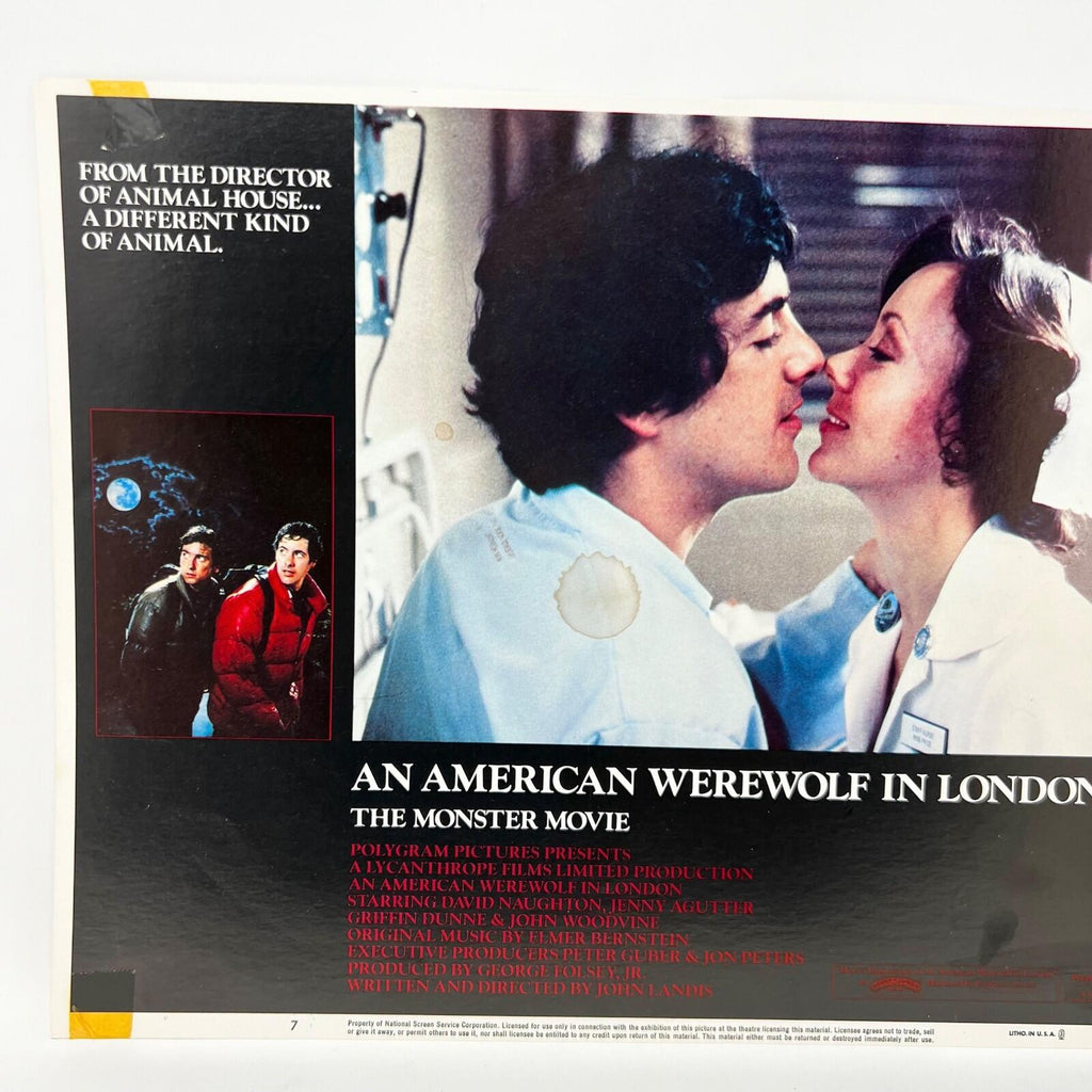 1981 An American Werewolf in London The Monster Orginal Movie Lobby Card No.7