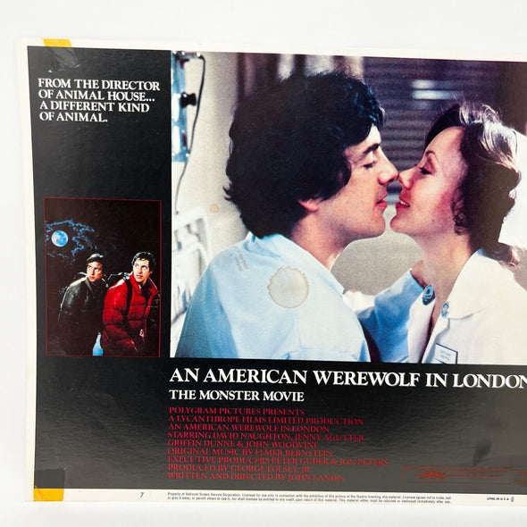 1981 An American Werewolf in London The Monster Orginal Movie Lobby Card No.7