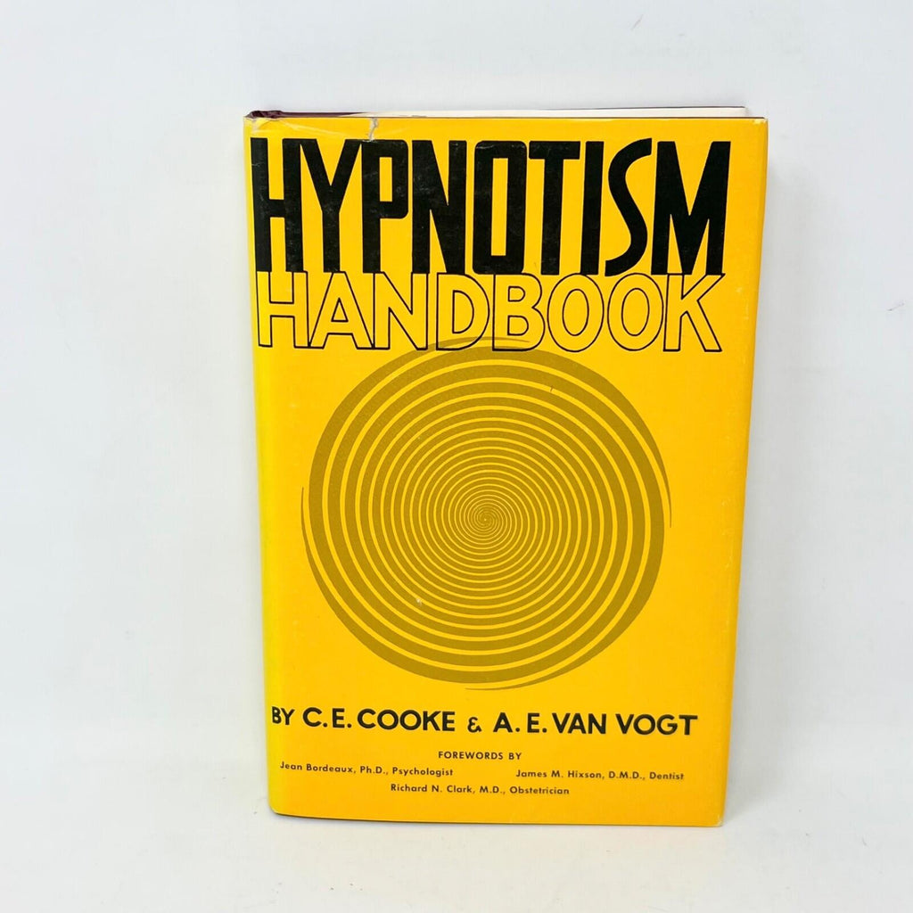 Hypnotism Handbook by Charles Cooke 1965 Borden PUblishing Co. HC Dj