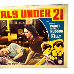 1940 Girls Under 21 Movie Lobby Card Bruce Cabot Rochelle Hudson Paul Kelly (g)