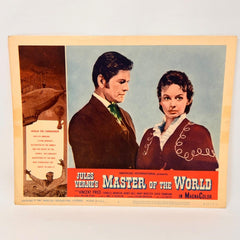 1961 Master Of The World Original Movie Lobby Card No.2 Jules Vernes Vince Price