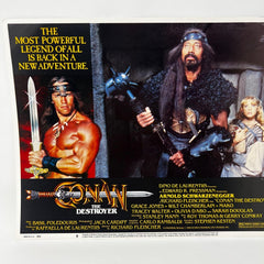 Connan The Destroyer Scifi Collectible movie Lobby Card set of 8