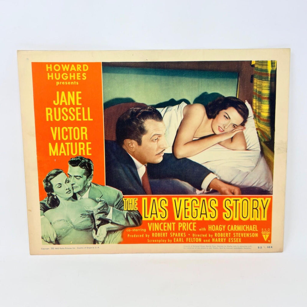 1952 The Las Vegas Story Movie Lobby Card Jane Russell Victor Mature  (D)