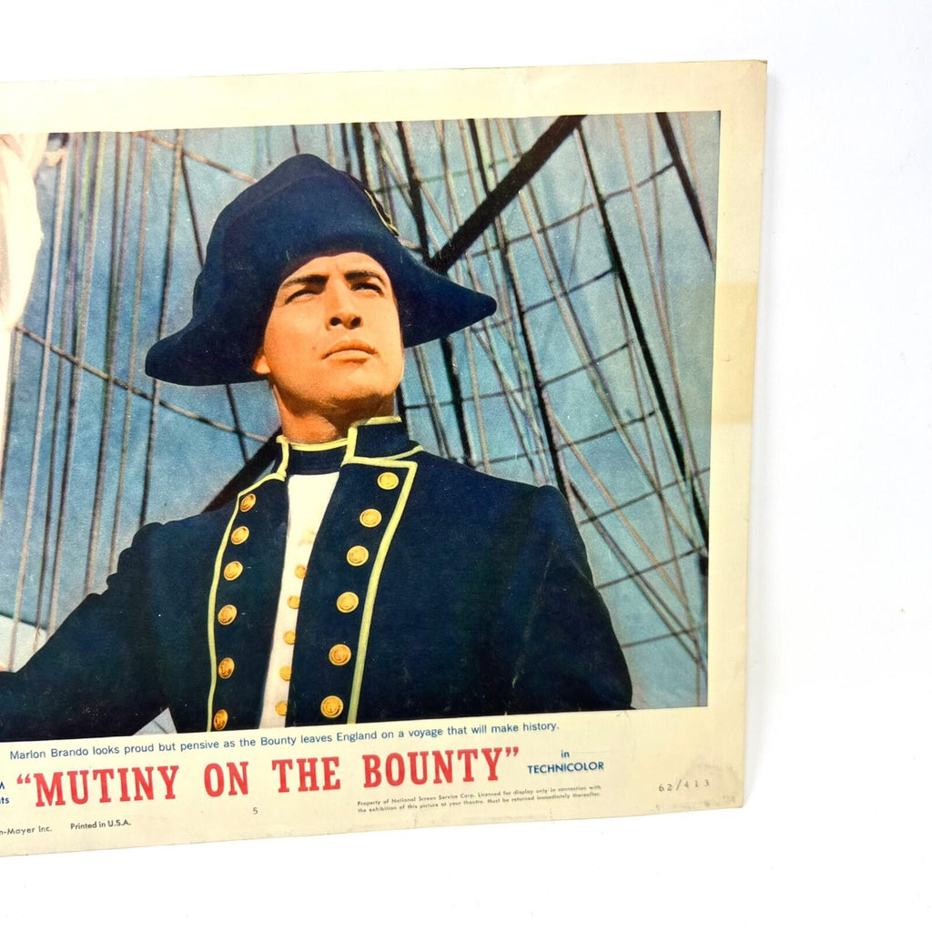 1963 Mutiny On The Bounty Collectible Movie Lobby Card No.5