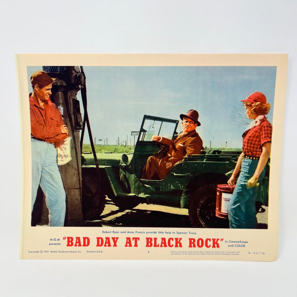 1961 Bad Day At Black Rock Lobby Card Movie Poster No.7