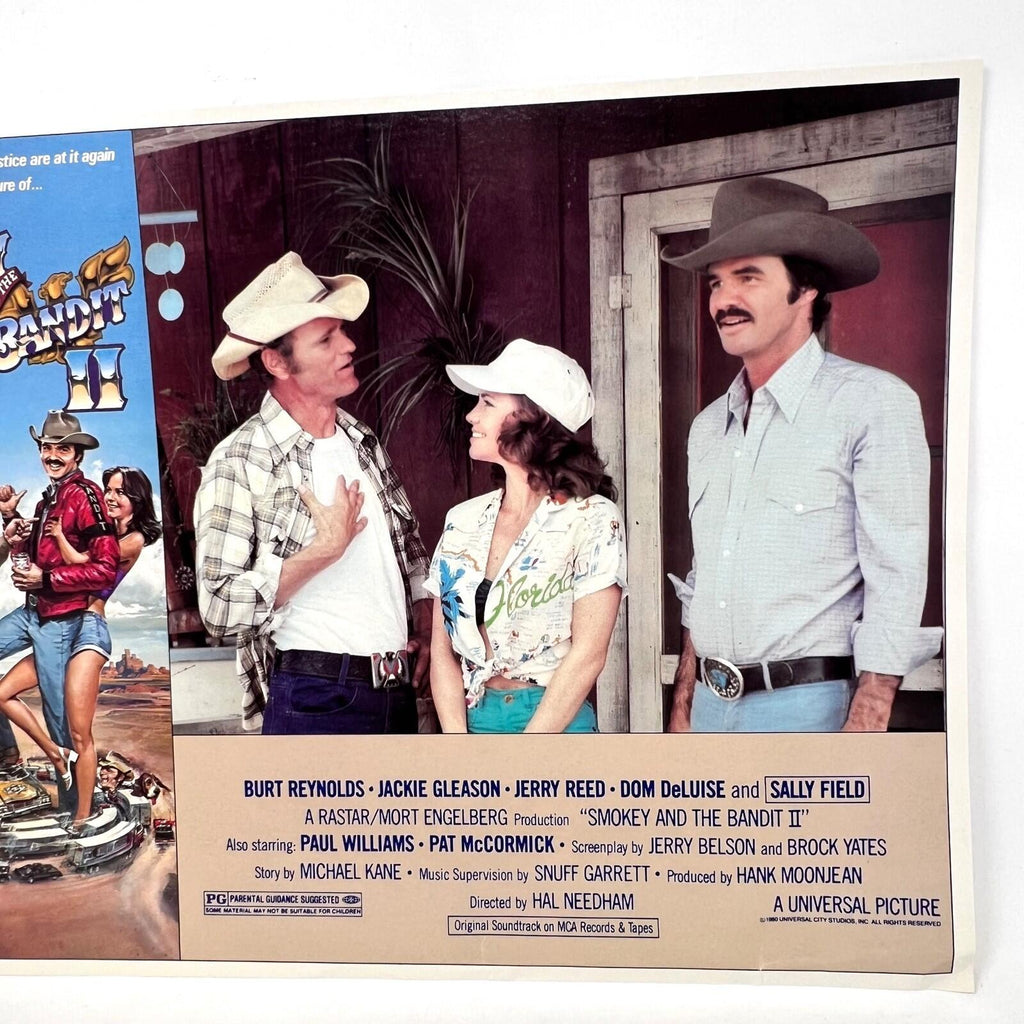 1980 Smokey and the Bandit II Original Movie Lobby card (c)